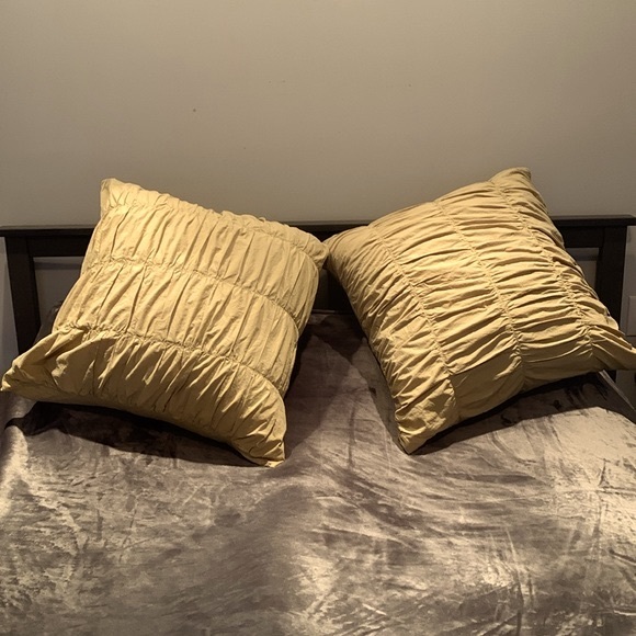 2 MargaretMuir Decorative Pillowcases for Large 25” pillows- light green-square - Picture 12 of 14